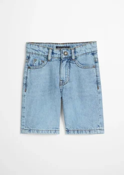 KIDS-BOYS Jeansbermuda aus weichem Bio-Baumwoll-Denim