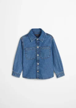 KIDS-BOYS Jeans-Overshirt aus Bio-Baumwoll-Denim