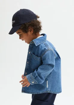 KIDS-BOYS Jeans-Overshirt aus Bio-Baumwoll-Denim
