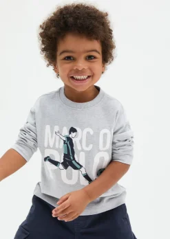 KIDS-BOYS Langarm-Shirt mit Fußball-Motiv