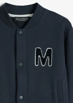 KIDS-BOYS Sweat-Collegejacke mit flauschigen Applikationen