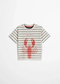 KIDS-BOYS T-Shirt mit Lobster-Print