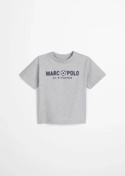 KIDS-BOYS T-Shirt mit Logo-Stickerei und Fußball