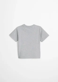 KIDS-BOYS T-Shirt mit Logo-Stickerei und Fußball