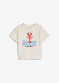 KIDS-BOYS-T-Shirt mit flauschiger Wellen-Applikation