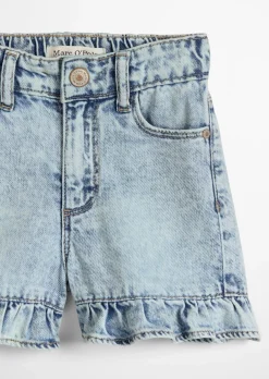 KIDS-GIRLS Jeansshorts mit Rüschen