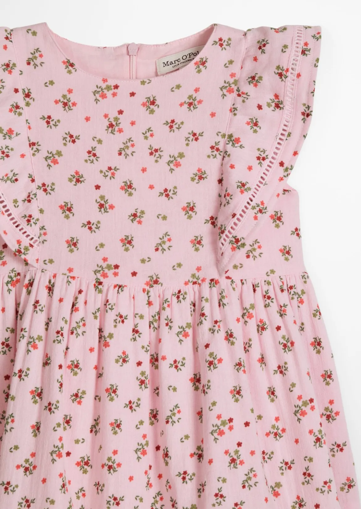 KIDS-GIRLS Kleid aus weichem Bio-Baumwoll-Musselin