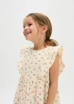 KIDS-GIRLS Kleid aus weichem Bio-Baumwoll-Musselin