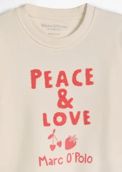 KIDS-GIRLS Sweatshirt aus reiner Bio-Baumwolle