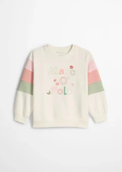 KIDS-GIRLS Sweatshirt aus reiner Bio-Baumwolle