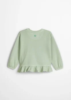 KIDS-GIRLS Sweatshirt mit Rüschen-Detail