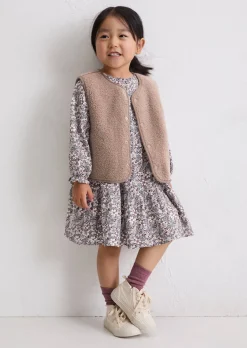 KIDS-GIRLS Teddyweste mit softer Fleece-Innenseite