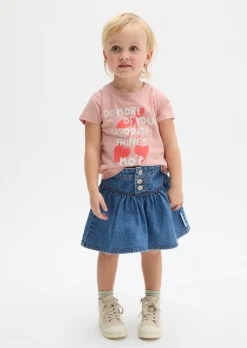 KIDS-GIRLS T-Shirt aus Bio-Baumwoll-Slub-Jersey