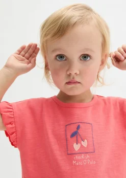 KIDS-GIRLS T-Shirt aus Bio-Baumwoll-Slub-Jersey