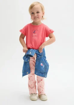 KIDS-GIRLS T-Shirt aus Bio-Baumwoll-Slub-Jersey