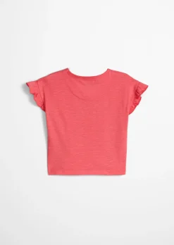KIDS-GIRLS T-Shirt aus Bio-Baumwoll-Slub-Jersey