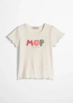 KIDS-GIRLS T-Shirt mit gestickter Logo-Applikation