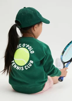 KIDS-UNISEX Sweatshirt mit beidseitigen Tennisball-Highlights