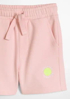 KIDS-UNISEX Sweatshorts mit gelbem Tennisball-Highlight