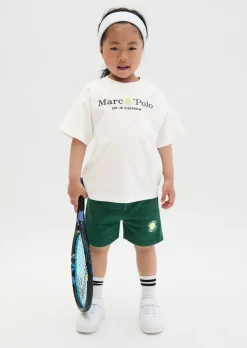 KIDS-UNISEX Sweatshorts mit gelbem Tennisball-Highlight