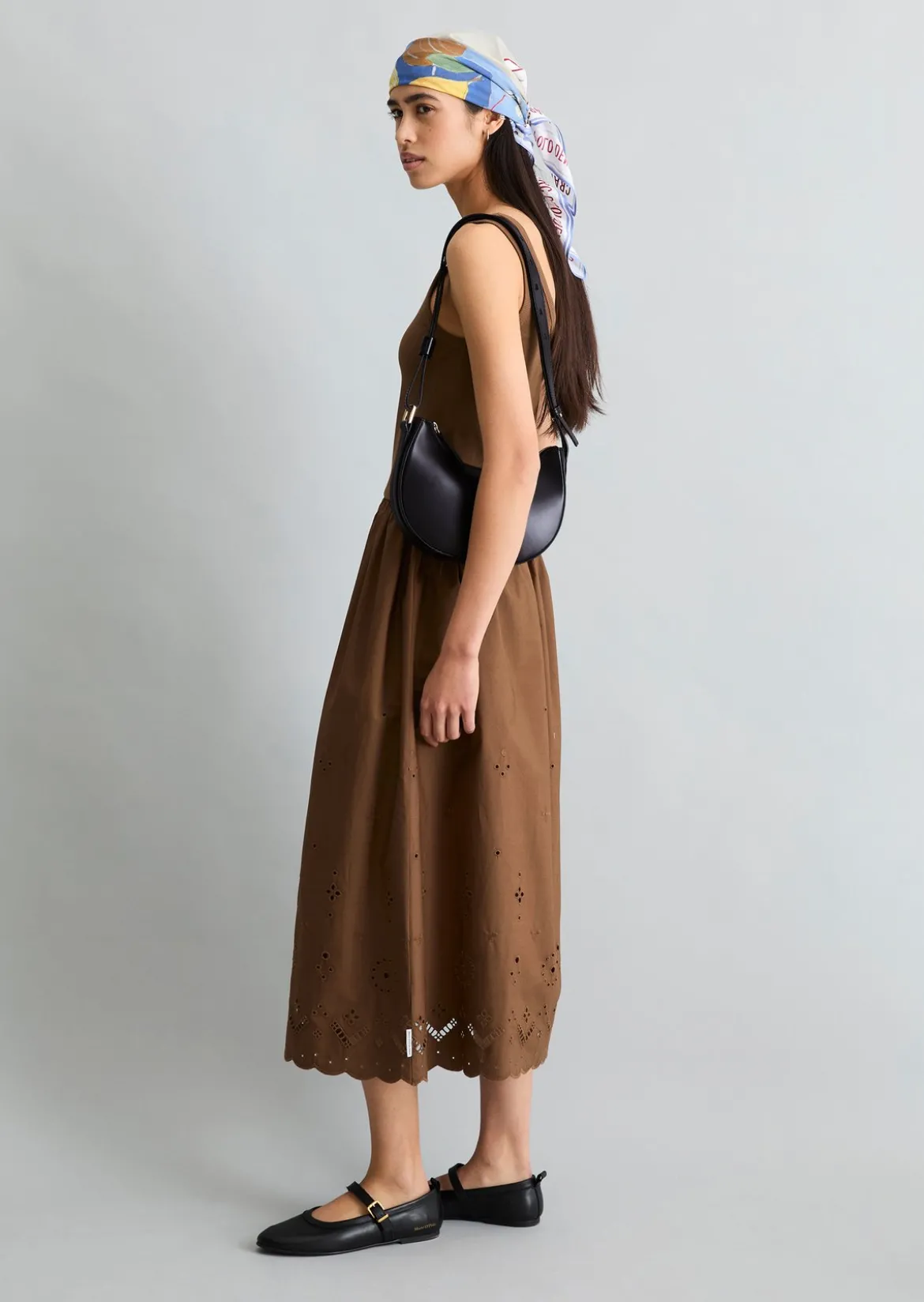 Kleid mit Spitzenrock aus reinem Organic Cotton