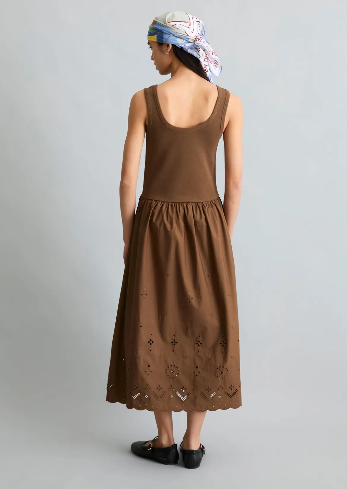Kleid mit Spitzenrock aus reinem Organic Cotton