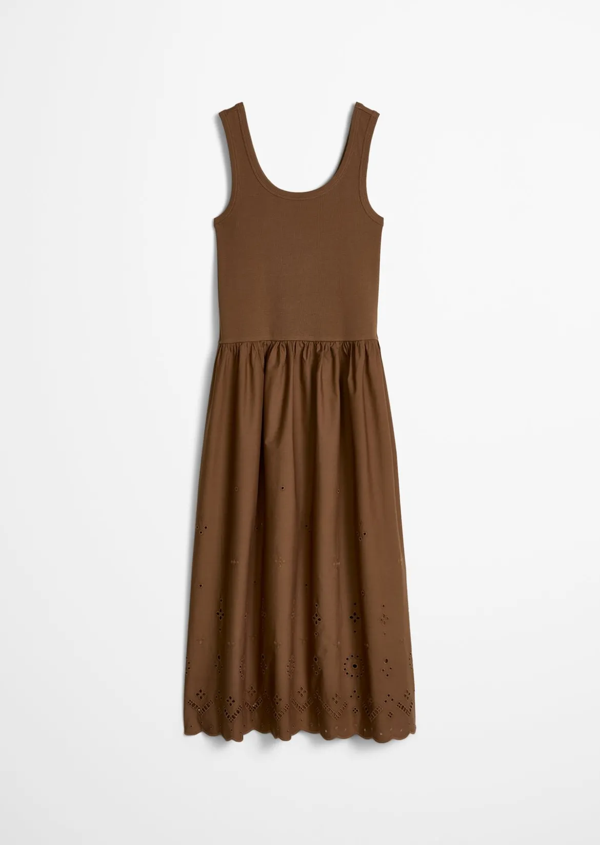 Kleid mit Spitzenrock aus reinem Organic Cotton