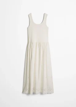 Kleid mit Spitzenrock aus reinem Organic Cotton