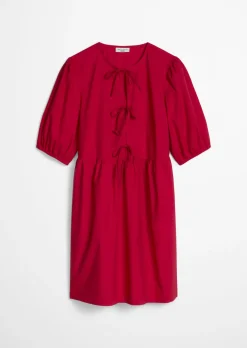 Kleid regular aus Baumwoll-Popeline