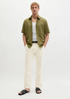 Kurzarm-Hemd regular aus weichem TENCEL™ Lyocell - Mix