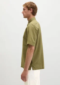 Kurzarm-Hemd regular aus weichem TENCEL™ Lyocell - Mix