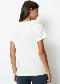 Kurzarm-Lounge-Shirt aus Bio-Baumwoll-Jersey
