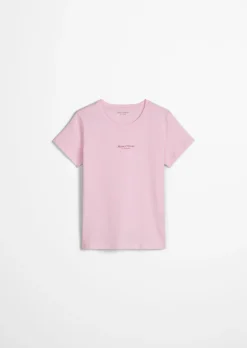 Kurzarm-Lounge-Shirt aus Bio-Baumwoll-Jersey
