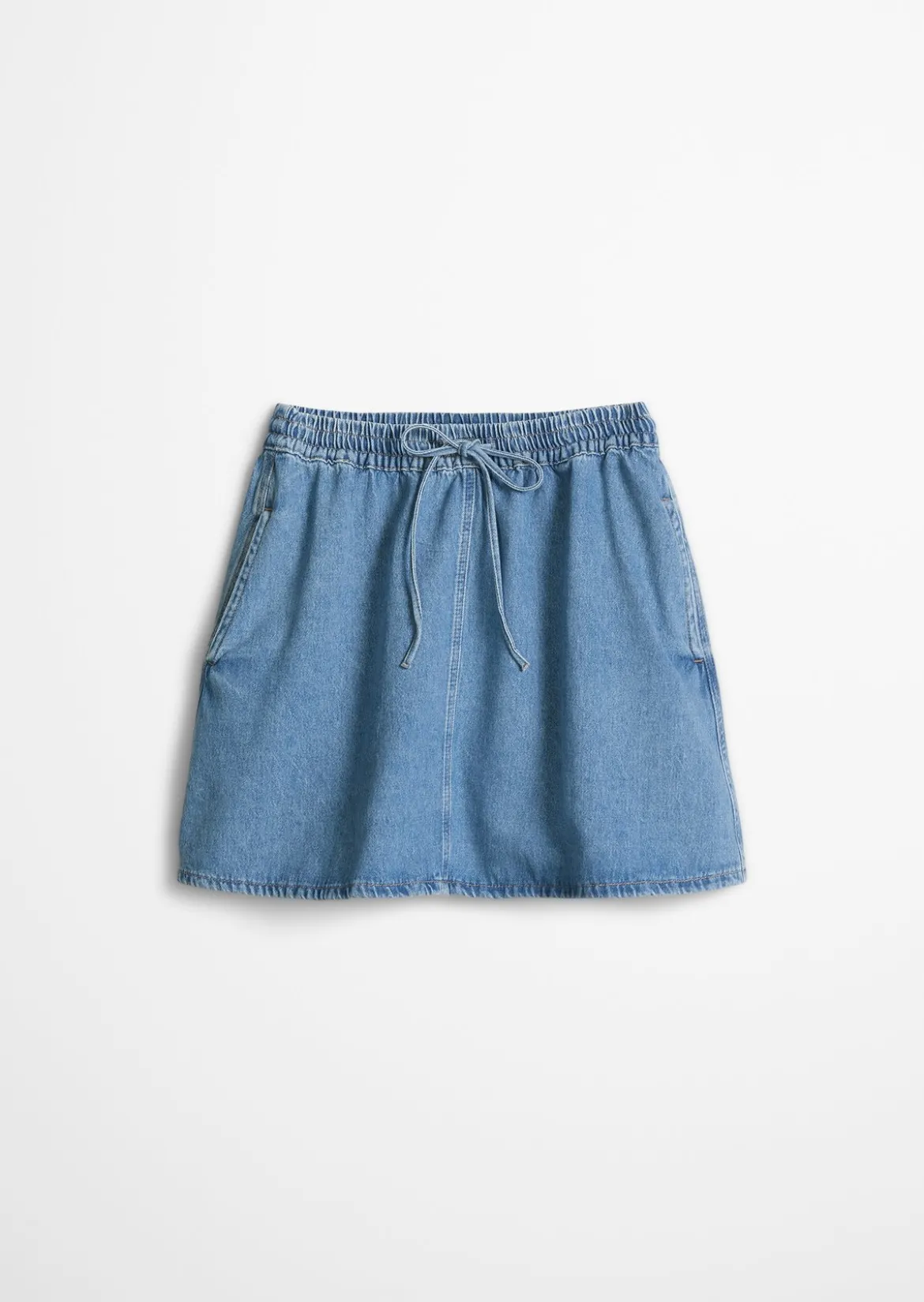 Kurzer Jeansrock A-Shape aus reinem Organic Cotton