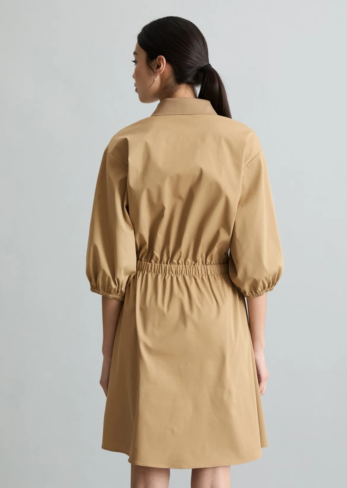 Kurzes Kleid relaxed aus Organic-Cotton-Mix-Stretch