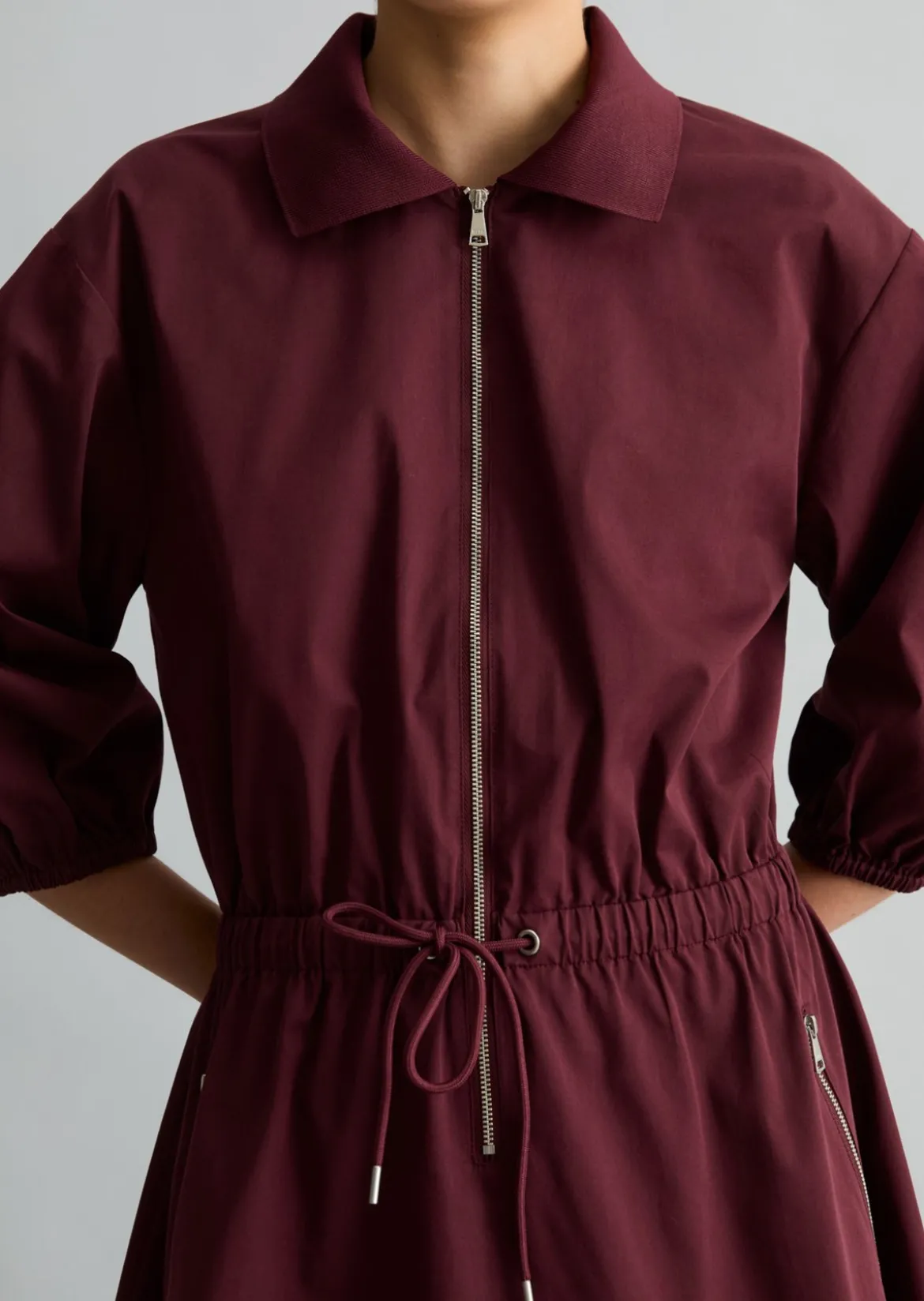 Kurzes Kleid relaxed aus Organic-Cotton-Mix-Stretch