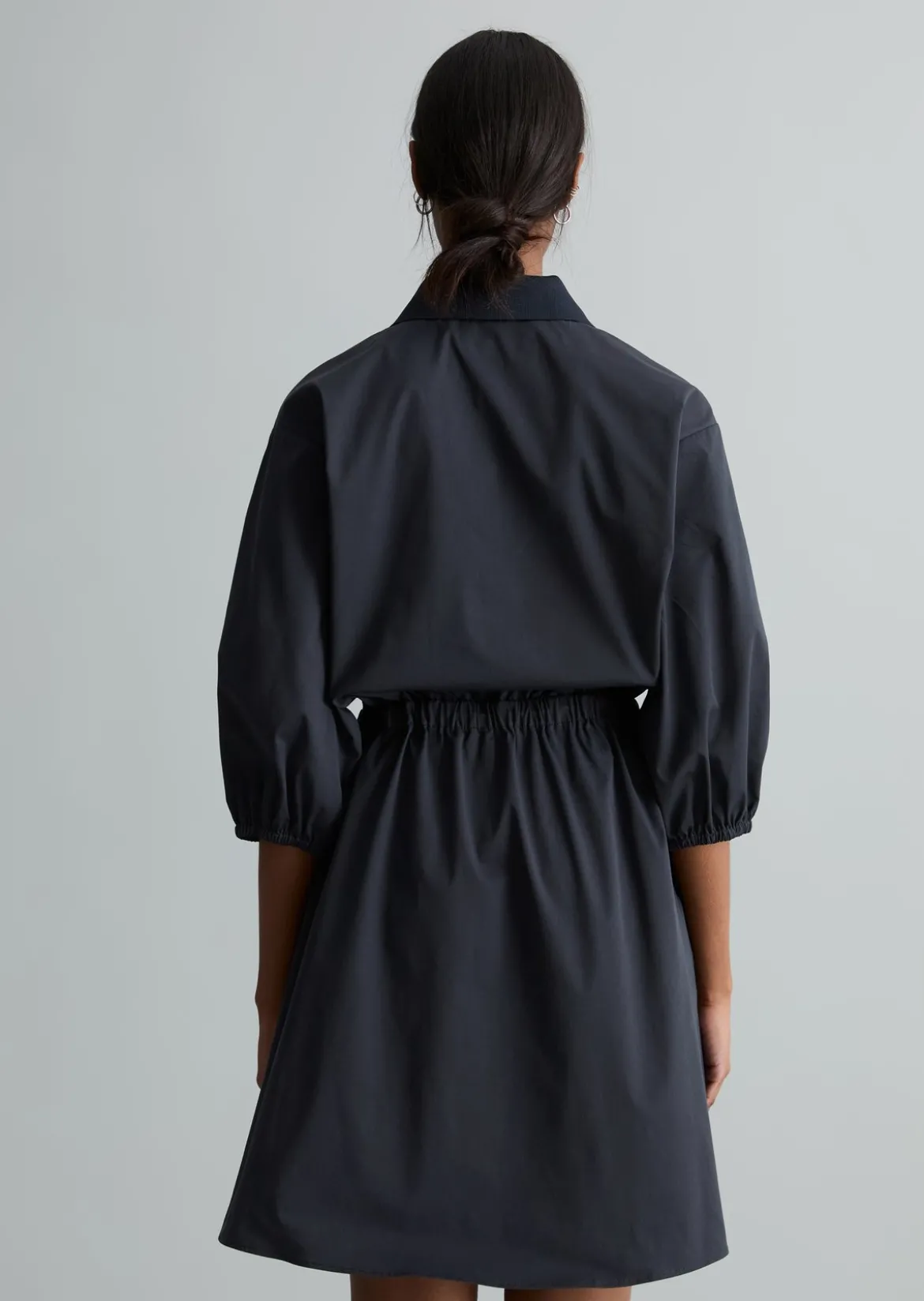 Kurzes Kleid relaxed aus Organic-Cotton-Mix-Stretch