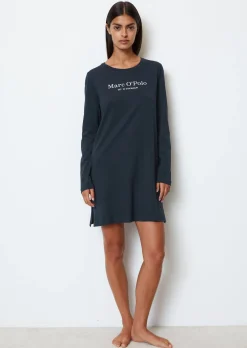 Langarm-Lounge-Shirt aus reiner Bio-Baumwolle