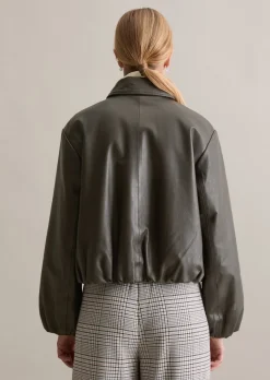 Lederblouson O-Shape aus softem Lammleder