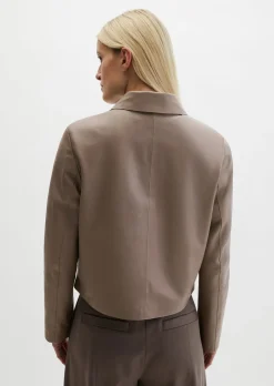 Lederjacke fitted aus softem Lamm-Nappaleder