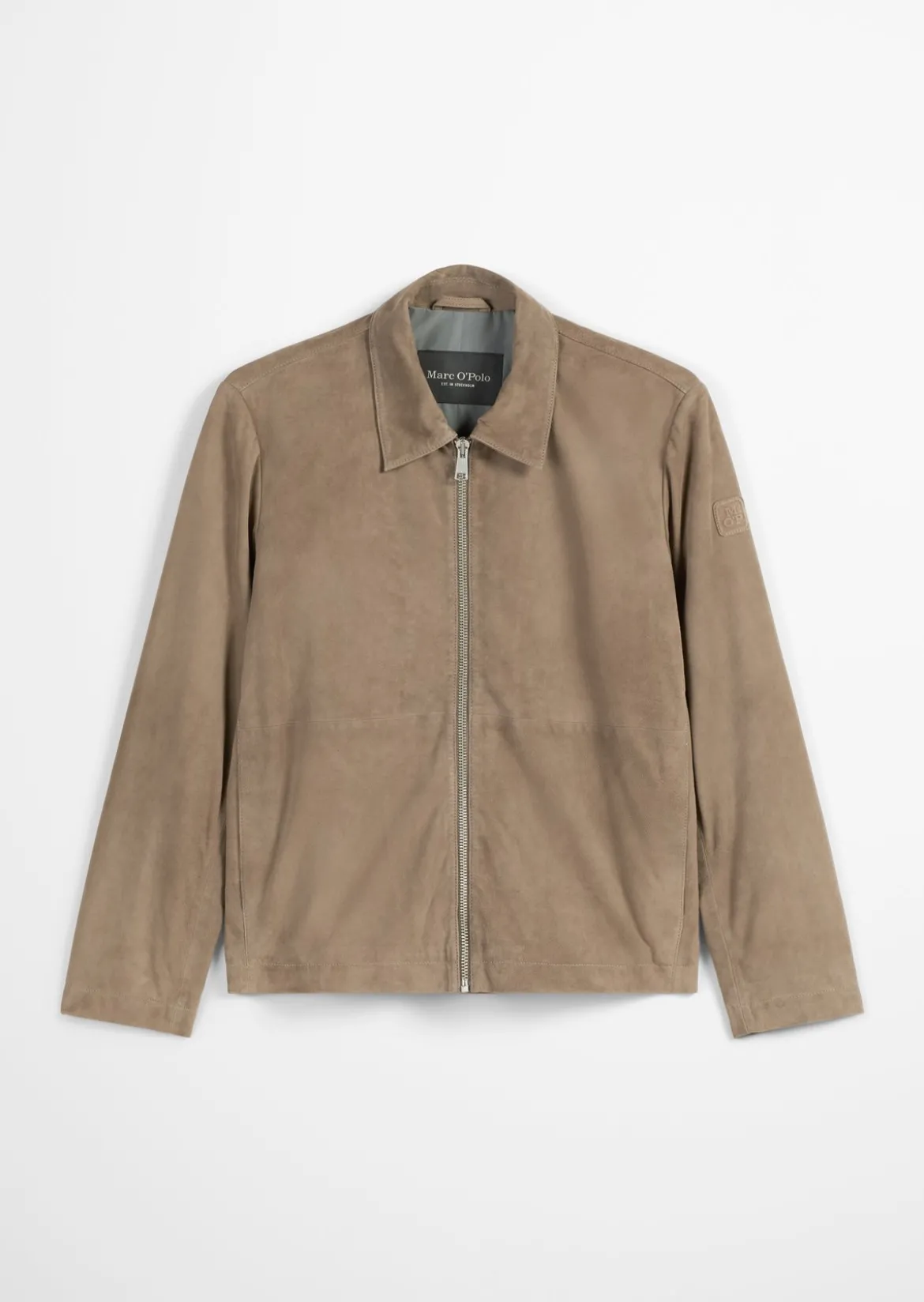 Lederjacke regular aus weichem Velours-Ziegenleder