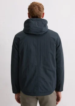 Leicht wattierte Jacke regular mit abnehmbarer Kapuze