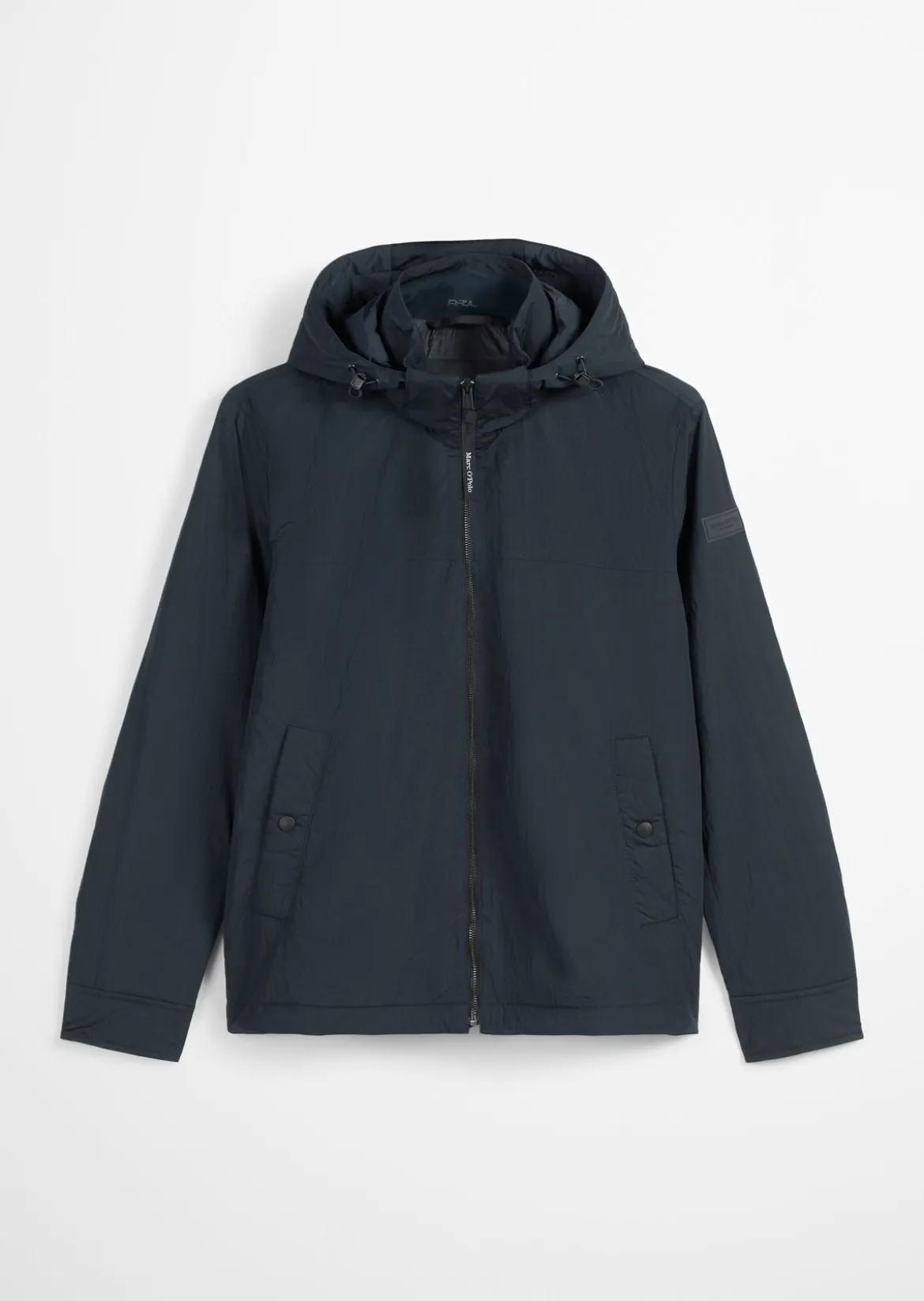 Leicht wattierte Jacke regular mit abnehmbarer Kapuze