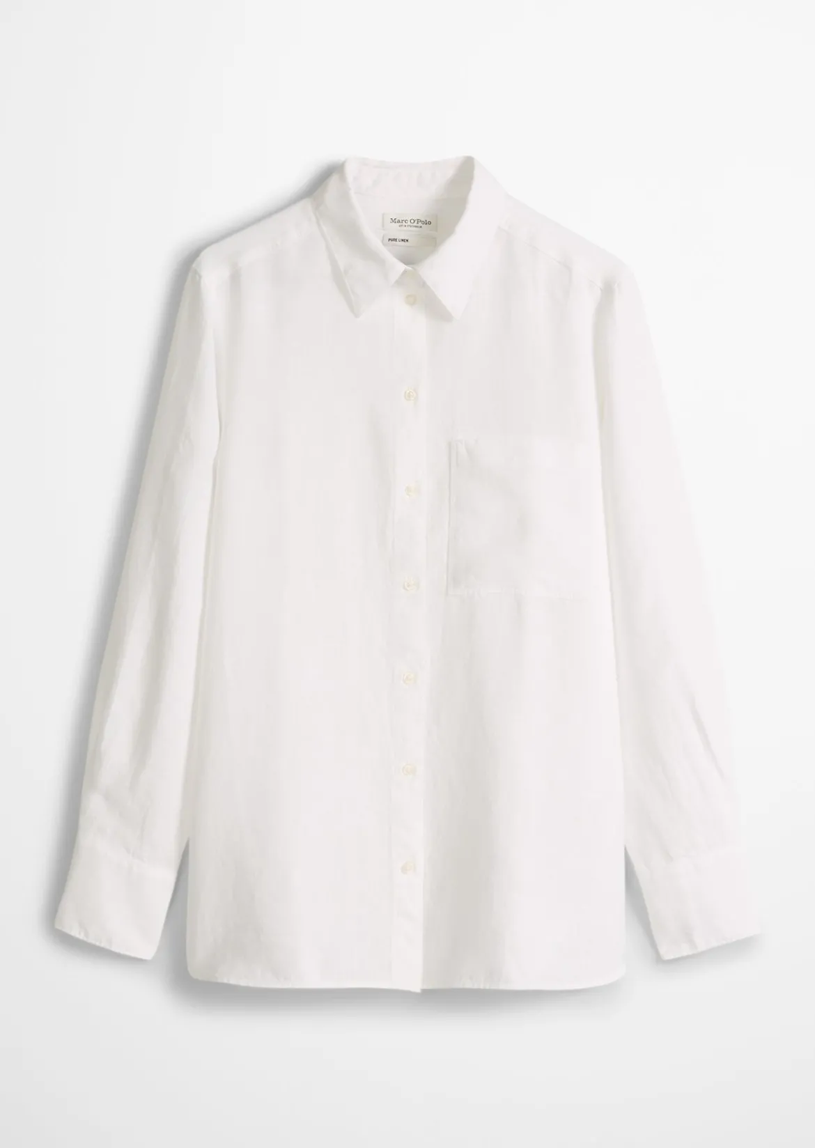 Leinen-Bluse regular aus leichter Qualität
