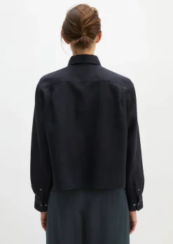 Leinenbluse regular mit natürlich kühlender Funktion