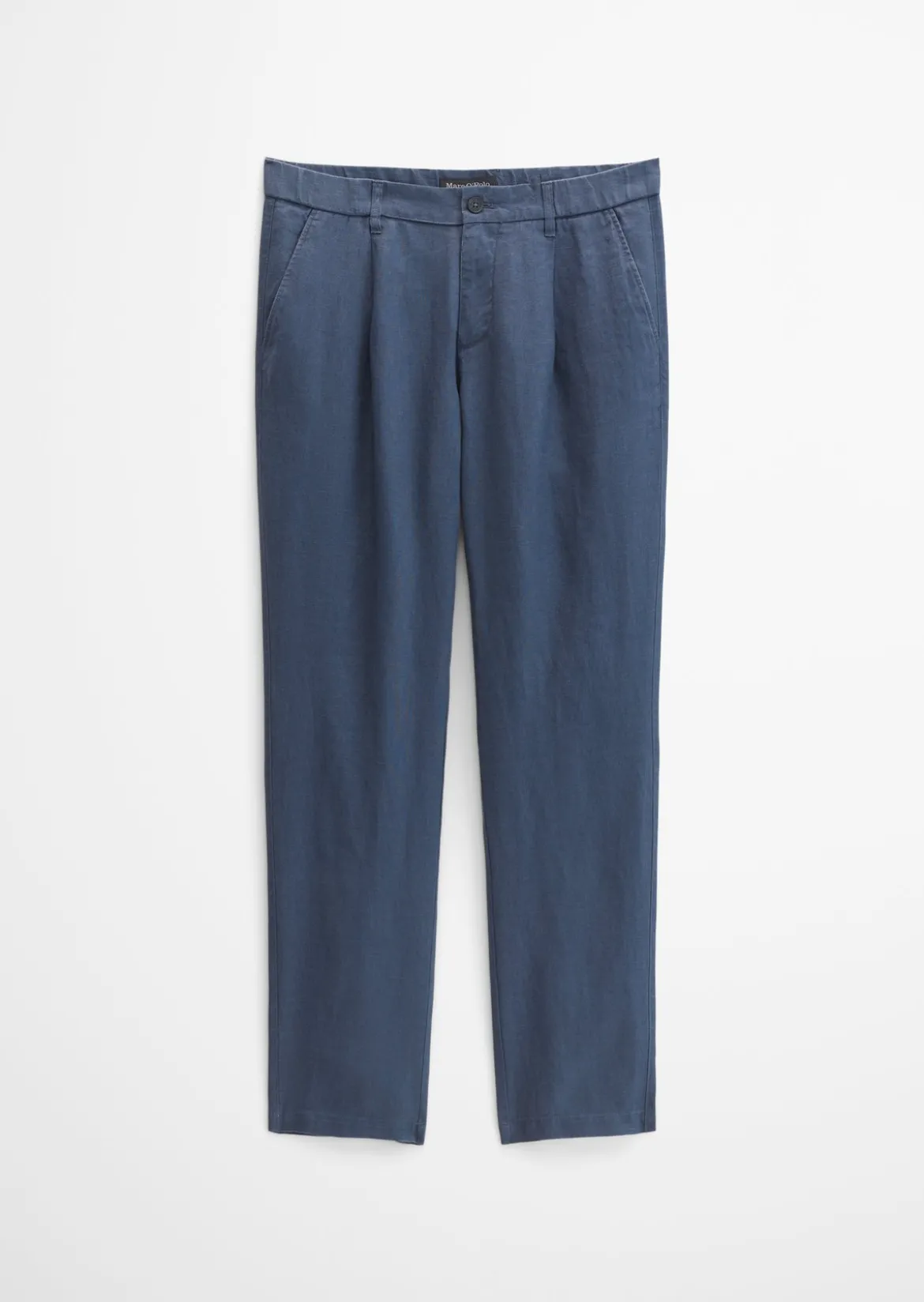 Leinenhose Model Osby Jogger pleats mit elastischem Bund