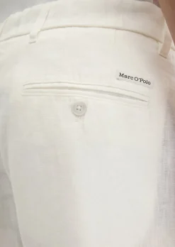 Leinenhose Model Osby Jogger pleats mit elastischem Bund