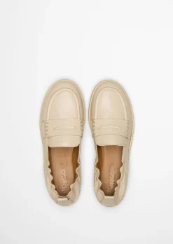 Loafer Model Alva mit elastischer Fersenkante