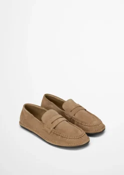Loafer Model Alvette aus weichem Veloursleder