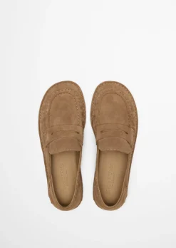 Loafer Model Alvette aus weichem Veloursleder
